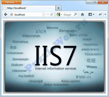 Проверка установки IIS